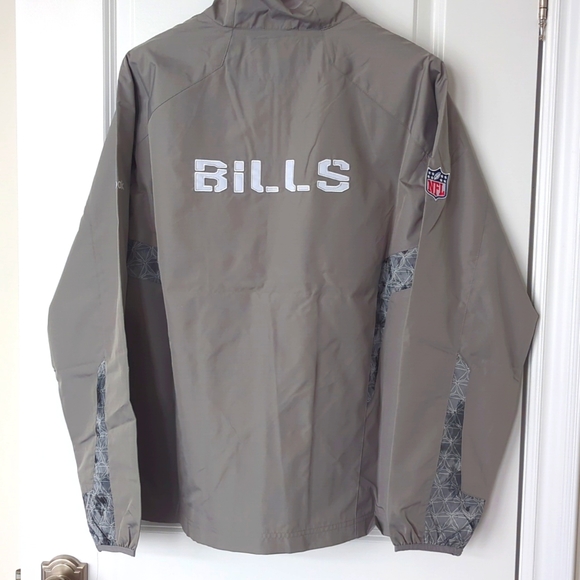 Reebok Buffalo Bills Grey Zip Pullover US Medium - Picture 10 of 12